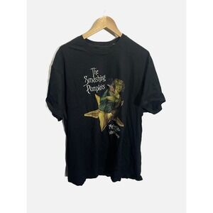 Smashing Pumpkins T-Shirt Women XXL Black Mellon Collie Graphic Band Tee Grunge